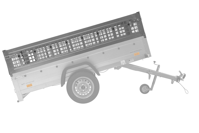 Rehausses de ridelles grillagées pour Garden Trailer 230 KIPP