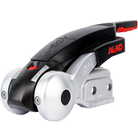 Attelage à boule AL-KO AKS3504 avec stabilisateur pour remorque de 3500kg avec timon tubulaire de 60mm avec protection antivol