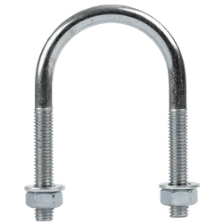 Boulon en U rond M8 avec écrous et rondelles 43/81