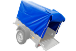 Bâche haute bleue pour la remorques 150x106 cm Garden Trailer 150 KIPP