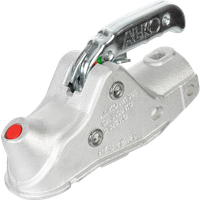 Attelage à boule AL-KO AK301 pour remorque 3000kg avec timon tubulaire de 50mm, fonte