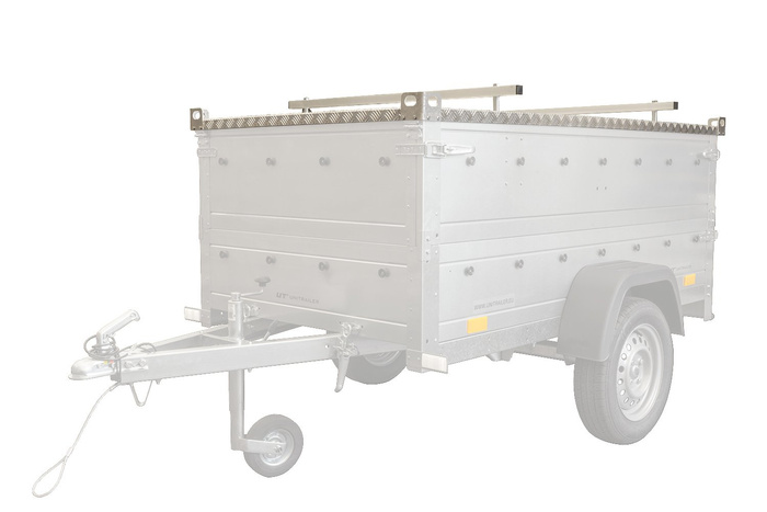 CAPOT POUR REMORQUE DE JARDIN UNITRAILER 201 KIPP AVEC VERINS/ SERRURE À CLÉ