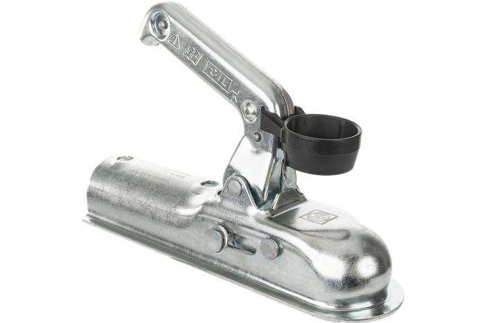 Attelage à boule WINTERHOFF WW8-A pour remorque 800kg avec timon tubulaire de 50mm