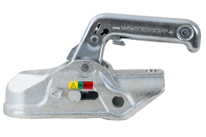 Attelage à boule WINTERHOFF WW30-D3-K1414 pour remorque 3000kg avec timon tubulaire de 50mm, fonte