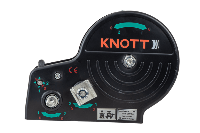 Treuil manuel pour remorque KNOTT 6X0017.311 900kg avec sangle