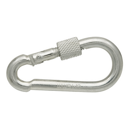 Mousqueton de pompier avec écrou de sécurité  DROMET KSZ.5.50 mousqueton pompier 5x50mm