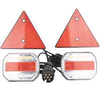 Feux arrière LED TT Technology TT.12019T avec aimant + faisceau 7 broches 7,5 m