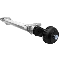 Essieu freiné AL-KO COMPACT pour remorque / dépanneuse 1000kg 1130mm 1540mm 5x112