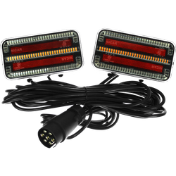 Feux arrière LED TT Technology TT.12025, 3 fonctions gauche + droit, magnétiques