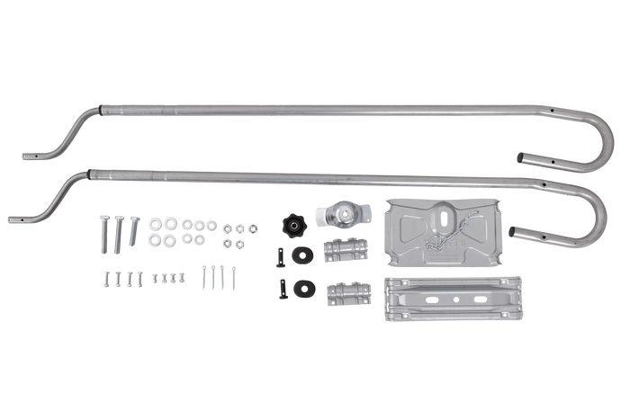 Support de roue de secours KNOTT pour caravane 1200-1500 mm