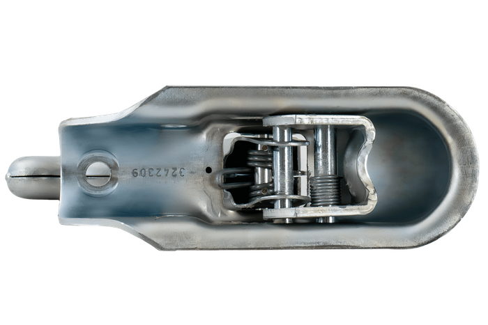 Attelage à boule KNOTT KK14-B pour remorque de 1400kg avec timon tubulaire de 45mm