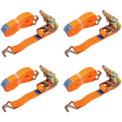 Kit de quatre sangles de transport avec tendeur UNITRAILER 6m/35mm/2t