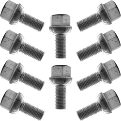 Kit de 10 boulons avec collier pour roues pour essieux freinés de plus de 750 kg