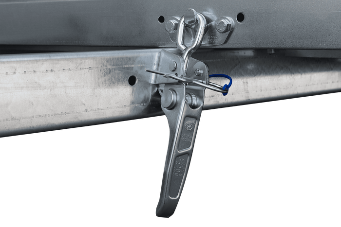 REMORQUE DE JARDIN 264 KIPP AVEC ROUE DE SUPPORT, CADRE H-1100 ET BACHE GRISE