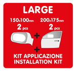 Film de protection pour rétroviseurs et vitres CLEAR-VIEW LARGE