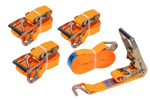 Kit de quatre sangles de transport avec tendeur UNITRAILER 8m/50mm/5t