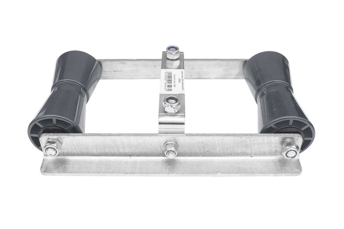 Rouleau de quille double à balancier pivotant KRZ2/60 pour remorques bateau