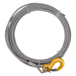 Câble de treuil EFMETAL 638 kg, 12,5 m pour attelage de remorque