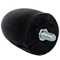 Pare-chocs en caoutchouc / pare-chocs vissé 6,5 cm