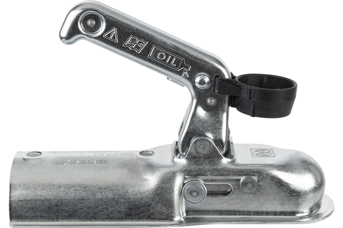 Attelage à boule WINTERHOFF WW8-B pour remorque 800kg avec timon tubulaire 60mm