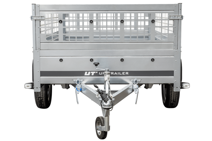 Unitrailer GARDEN TRAILER 230 KIPP (NEW) remorque voiture avec roue jockey et côtés grillagés