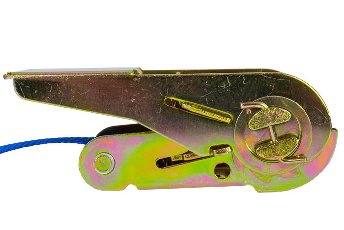 Jeu de quatre bandes de transport avec tendeur UNITRAILER 4m/25mm/0,68t bleu