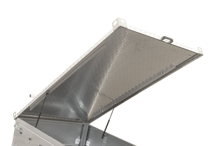 Capot de remorque UNITRAILER GARDEN TRAILER 200 KIPP avec cylindres / serrure à clé