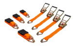 Kit de quatre sangles de transport 3 points avec tendeur pour dépanneuse UNITRAILER 3m/50mm/4t