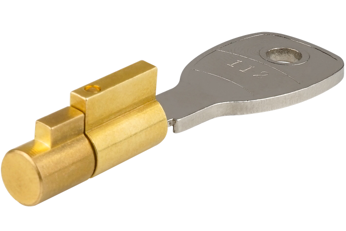 Serrure, insert antivol de tête d'attelage remorque UNITRAILER