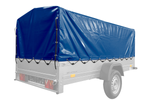 Bâche haute bleue pour le modèle Garden Trailer 264 KIPP