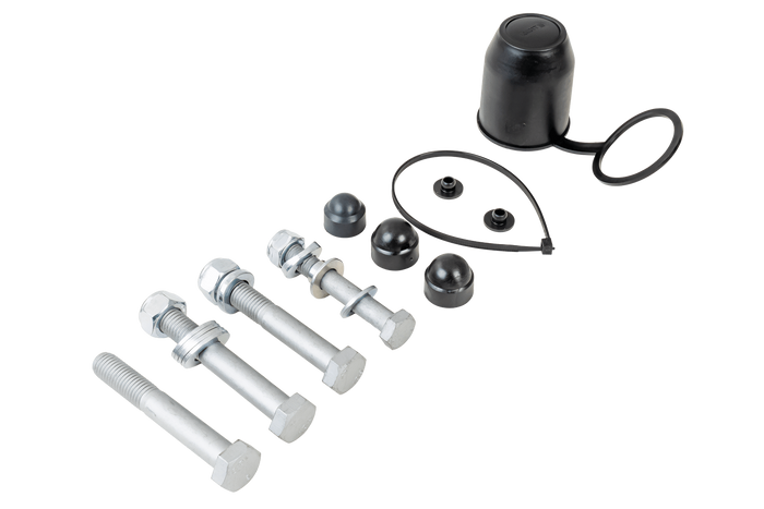 Attelage à boule KNOTT KS30 avec stabilisateur pour remorque de 3000kg avec timon tubulaire de 50mm