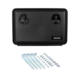 Boîte, coffre à outils  DAKEN 81104 JUST 600x415x460mm 70l avec supports de montage