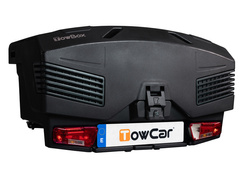 Towbox EVO urban black - Coffre à bagages monté sur attelage