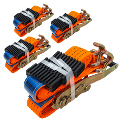 Kit de quatre sangles de transport 3 points avec tendeur pour dépanneuse UNITRAILER 3m/50mm/4t