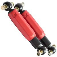 Deux amortisseurs pour essieu AL-KO Octagon 1800 - 3500 kg rouge