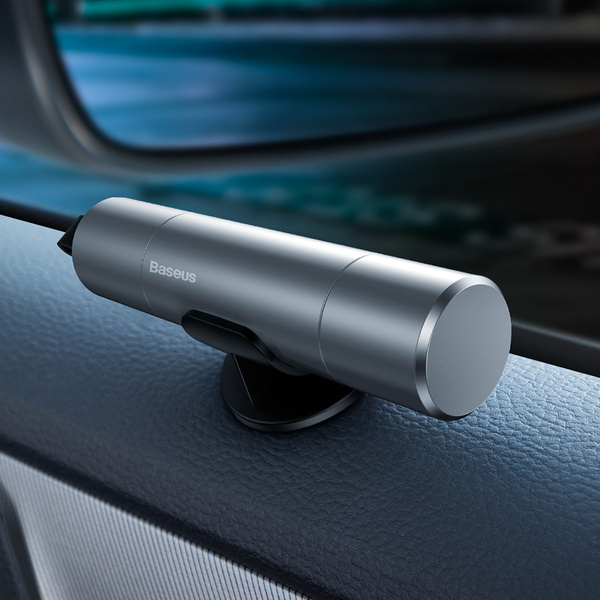 BASEUS Sharp Tool 2 en 1 Marteau de sécurité pour vitre, couteau de sauvetage pour ceintures de securité