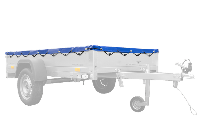 Bâche plate bleue pour remorque Garden Trailer 230 KIPP