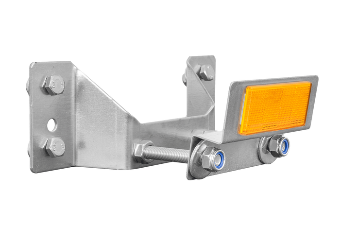 Support de montage de roue de secours UNITRAILER GARDEN KIPP avec réflecteur