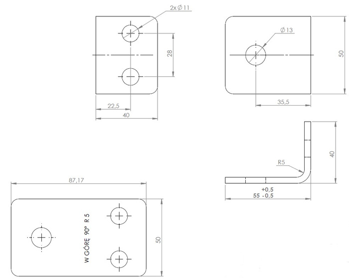 Fixation de la manivelle UNITRAILER pour le chargement/déchargement de la remorque