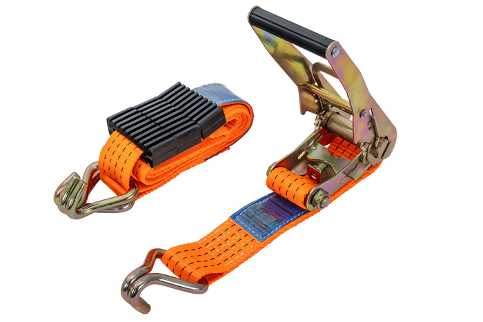 Kit de quatre sangles de transport 3 points avec tendeur pour dépanneuse UNITRAILER 3m/50mm/4t