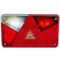 Feu arrière ASPÖCK Multipoint V LED, 6 fonctions, gauche