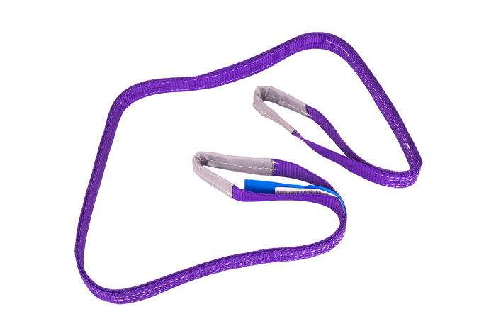 Élingue, sangle de levage HEFFA 2 m/30 mm/1 t avec boucles