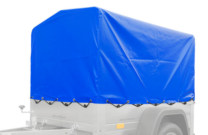 Bâche haute bleue pour la remorques 150x106 cm Garden Trailer 150 KIPP