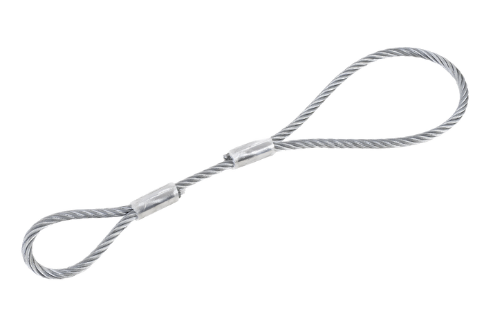 Câble de sécurité EFMETAL pour remorques non freinées 250 mm 250 kg