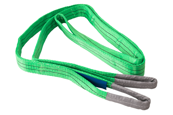 Sangle, élingue de levage HEFFA 4 m/60 mm/2 t avec boucles