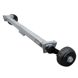 Essieu freiné KNOTT VGB13 pour remorque / dépanneuse 1350kg 1400mm 1850mm 5x112