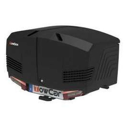 Towbox V3 Camper noir - coffre à bagages monté sur boule d'attelage