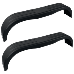 Kit de deux garde-boue jumelés pour remorque 13-14" DOMAR D20250 passages de roues plats 1500/220mm