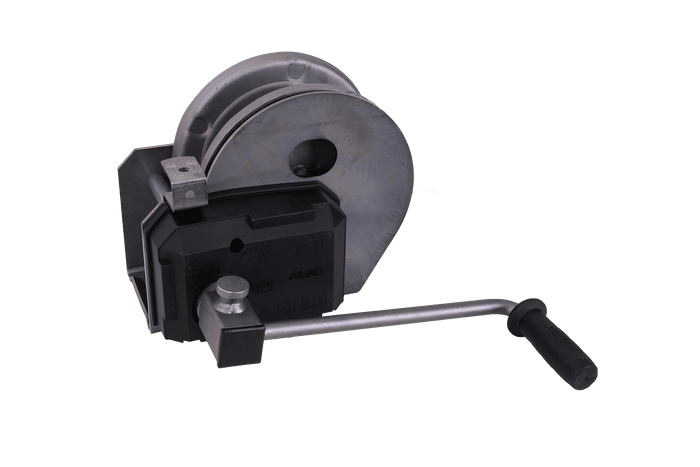 Treuil manuel pour remorque dépanneuse AL-KO 1150 kg avec frein et déroulement automatique