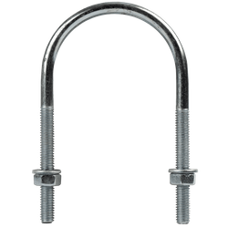 Boulon en U rond M6 avec écrous et rondelles 49/90